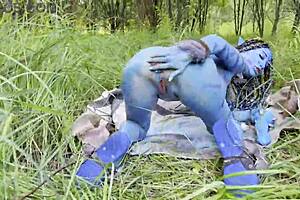 Avatar Monika Fox Intense Anal Dildo Play With Pussy Fuck And Squirt In Forest