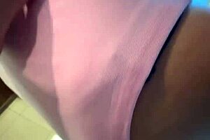 sexy alice blows boyfriend in kitchen