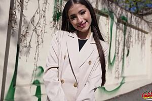 Sofia Smith, Petite Colombian Girl, Bends Over for Rough Casting Fuck in Berlin Holiday Trip