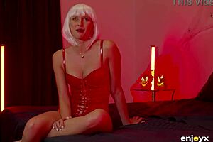 I fucked white witch stacy cruz as black demon leo santos in halloween cosplay, doggystyle ass licking