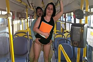 i got this student banged inside the bus in public, oh man