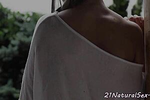 Beautiful Model's Glamour Fucking in Outdoor Clothed Action