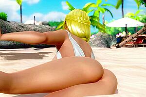 i'm helena, teasing my big ass on the beach in private paradise 13, nude close up.