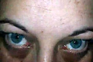 Oh man, that white milf is really going to town sucking on that skinny cock!