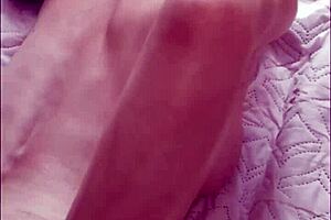 Skinny milf in lingerie orgasms from assfucking in home compilation