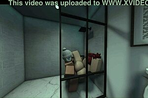 gf walks in on shower together