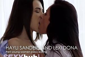 Lesbea teen 18+ Hayli Sanders compilation massage orgasms lesbian scissoring with pussy ukrainian muff diving cunilingus lick gym blonde lady