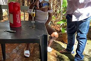 I saw this old 60-year-old guy fucking a girl in the bar.