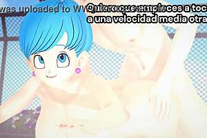 i'm bulma giving you monster jerk off instructions