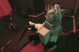 Fucking really good my neko girlfriend in a condo on Roblox
