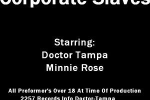 Corporate Slave Minnie Rose in Latex with Toys