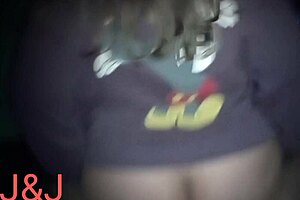 Latina Sits And Bends Over