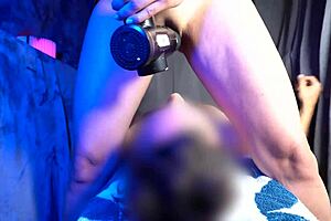 Latina Squirts Hard from Anal Doggy Fuck!