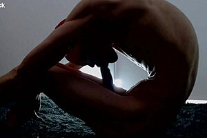 Twink Bodybuilder Sucks His Own Cock In Shadow