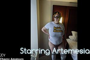 Ms brick house shows off black cock cum swallow