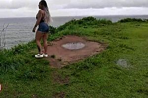 aventura do casal mattos - putaria na praia grelona da anne foda molhada e gozada surpresa