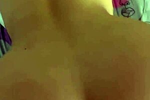 Creampie with my ex’s Latina friend, bent over doggystyle with big ass.