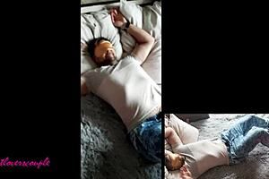 girl tied up her friend and made him cum 😈