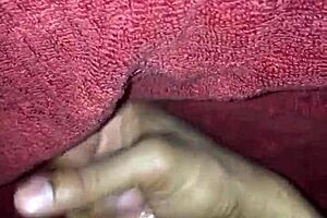 Making Handjob Video While Watching Masturbation