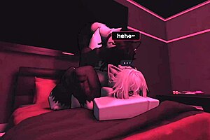 Fucking really good my neko girlfriend in a condo on Roblox