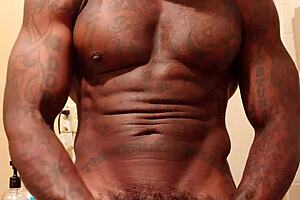 Brunette Performs Detailed Big Black Hairy Cock Worship on Hallelujah Johnson