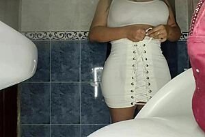 Big Ass Bbw Caught Peeing In Public Bathroom