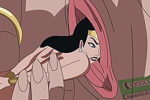 Dc Giganta Femdom Masturbation with Wonder Woman in a Detailed Solo Lesbian Scene