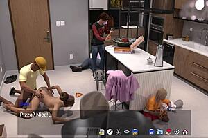 I can't believe Corlan is playing Karen in this wild group scene