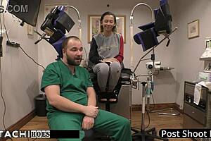 freshman gets mandatory hitachi orgasm from doctor-tampa! kalani luana screams in ecstasy.