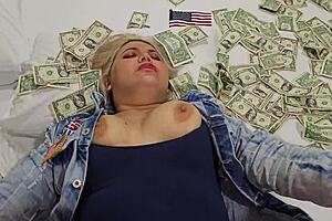 Porn overload with my wild blonde American slut 🔥💦