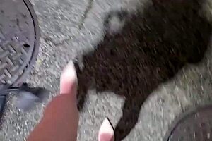 i walk outside to masturbate and cum