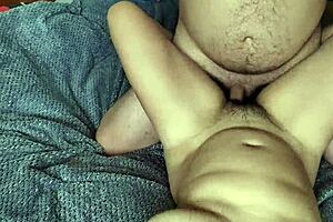 Mutual Masturbation With Busty Stepsister Followed By Tight Hairy Pussy Fucking