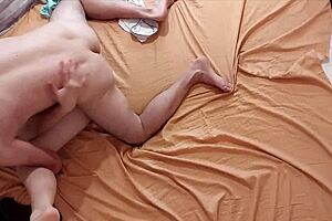 Romantic evening with creampie