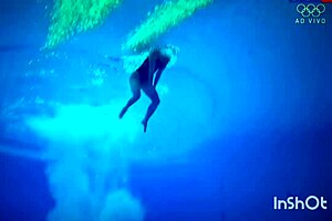 Beautiful Women Perform In Ornamental Jumps With Perfect Bodies And Grace