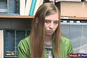 Skinny Shoplifter Fucked Hard by Lp Officer!