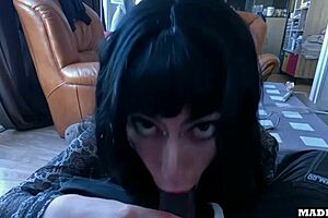 a french goth girl loves anal fucking all day?