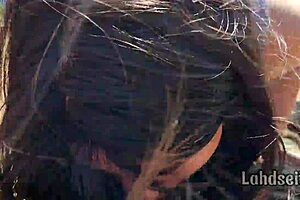 Guess Where This Teen Swallows Cum Outdoors?