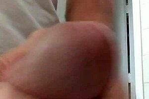 manual hand movement on male anatomy in a simple stroking session