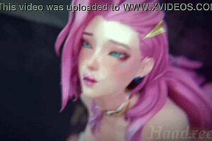 Seraphine says, 'I'll suck your dick in this game if you let me have sex'