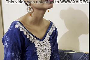 Indian Stepmom and Stepson Share Bed in Hotel with Dirty Talk