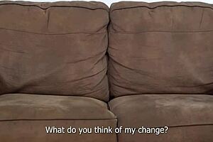 Venezolana tetona muestra de todo en casting, tits pussy milk interview.