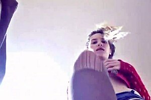 Hot Teen 18+ Elza Kom Experiences Deepthroat Domination, Choking, and Tight Pussy Fucking with a Curvy Goddess in Lingerie and Heels
