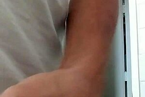 manual hand movement on male anatomy in a simple stroking session