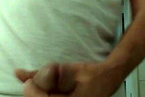 manual hand movement on male anatomy in a simple stroking session