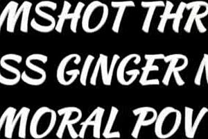 Curvy redhead Gia with big tits rides massive cock in amateur pov threesome fucking