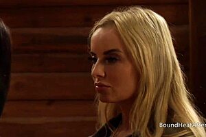 curvy lesbians with big natural boobs undress for their mistress in orgasm scene