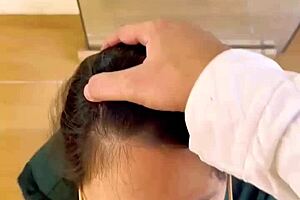 woman cheats with her boss in homemade scene