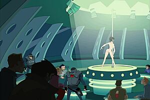 Three-Way Animation Part 02 Featuring Redhead And Blonde