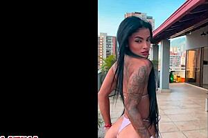 latina porn casting beautiful tattoo skinny slut stretched by bwc first time cum facial