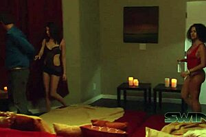 my sensual girlfriend whispers she's ready to unleash her wild side with friends tonight
